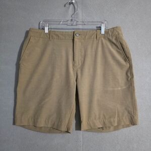 Faherty Mens Khaki 9" All Day Shorts 1.0 MSC0012 Size 36
